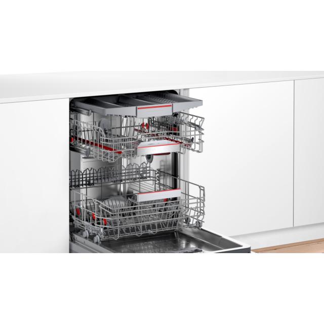 Bosch SMD6ZCX60G Serie 6 Integrated Wifi-Enabled Full Size Dishwasher With 13 Place Settings, Auto P