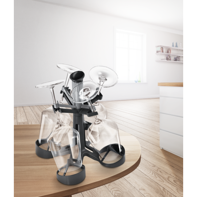Bosch SMZ5300 Wine Glass Holder Accessory. Compatible with Bosch VarioFlex, VarioFlex Plus and Vario
