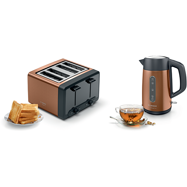 Bosch TWK4P439GB 1.7L Traditional Kettle - Copper