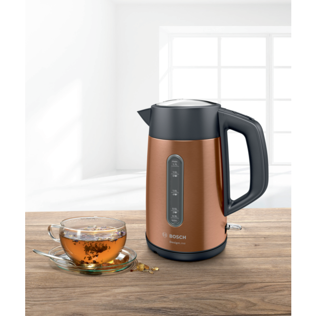 Bosch TWK4P439GB 1.7L Traditional Kettle - Copper