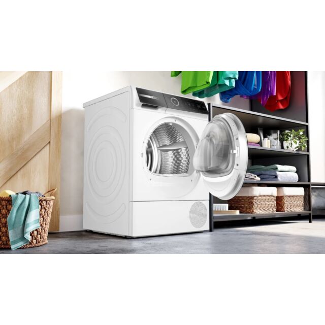 Bosch WQB246C9GB 9kg Heat Pump Tumble Dryer - White