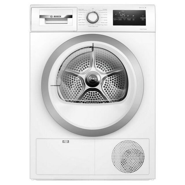 Bosch WTH85223GB Bosch Series 4 8Kg Freestanding Heat Pump Tumble Dryer - White