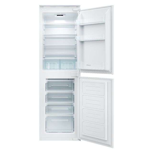 Candy CBES50S518FK Integrated Static Fridge Freezer, 233 litres (150/83), 177cm, 50:50, F Energy, C 