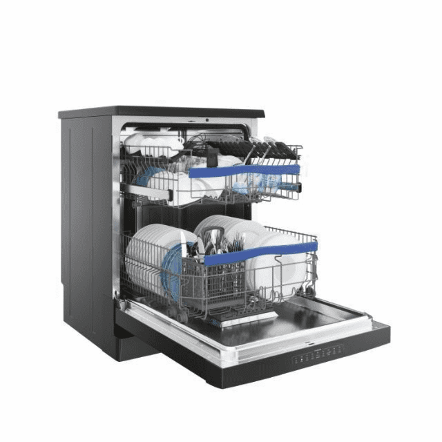 Candy CF 6E5DFB 16 Place Settings, Black, with WiFi