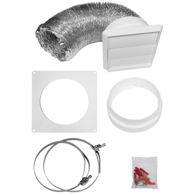 Caple C202-5W 125mm flexible venting kit - 1 metre