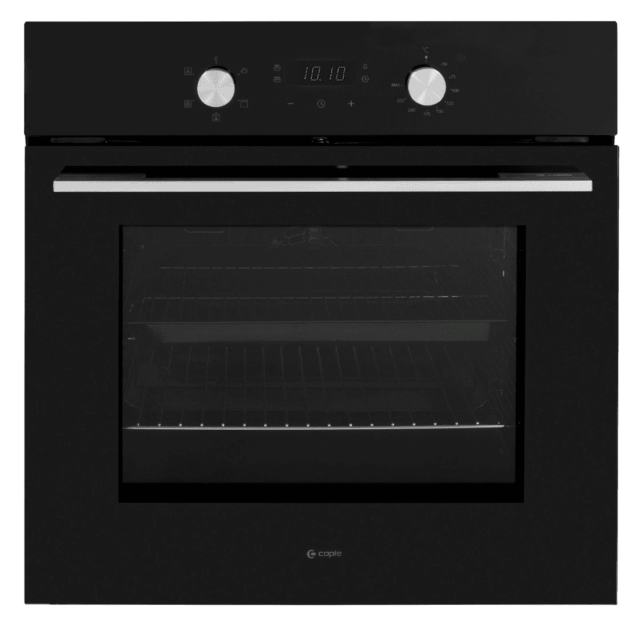 Caple C2234BK electric, programmable electronic LED timer, fan 5 function, 67 litre, A energy, Class