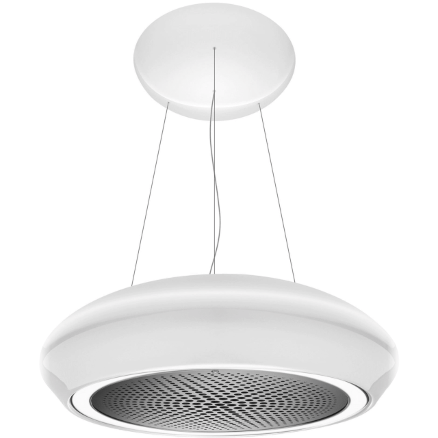 Caple CR700WH Ceramica, white coloured Ceramic, remote control, LED light, 550m3/h, W 690mm, filter 