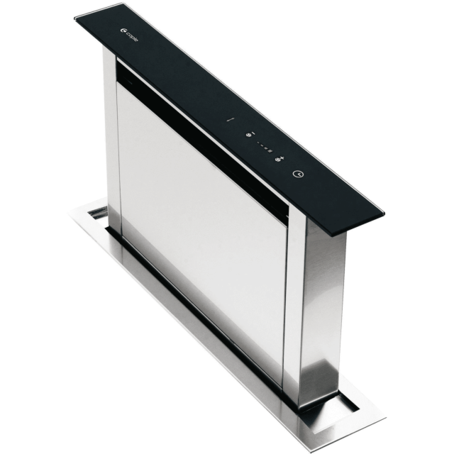 Caple DD606BK stainless steel and black glass, low profile, illuminated touch controls, W 575mm, **B
