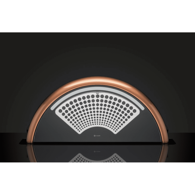 Caple DD925CO black glass with copper, light, W 820mm, **A to C energy, filter CAP68CF, motor extra