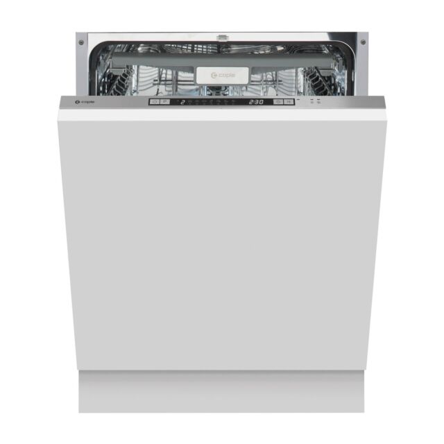 Caple DI642 60cm, 7 prog, energy D, noise C, auto door open, cutlery tray, 1-24hrs Delay timer, 'EAS