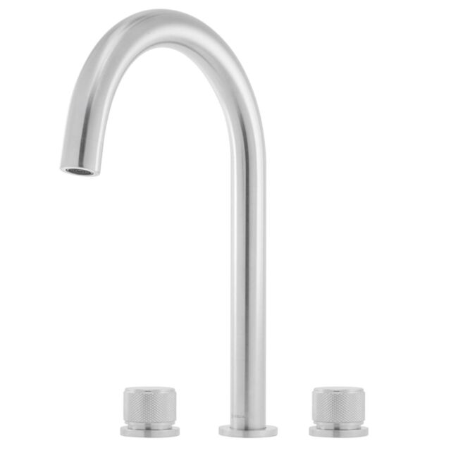 Caple JOY/SS Joya 3 tap hole system, solid stainless steel