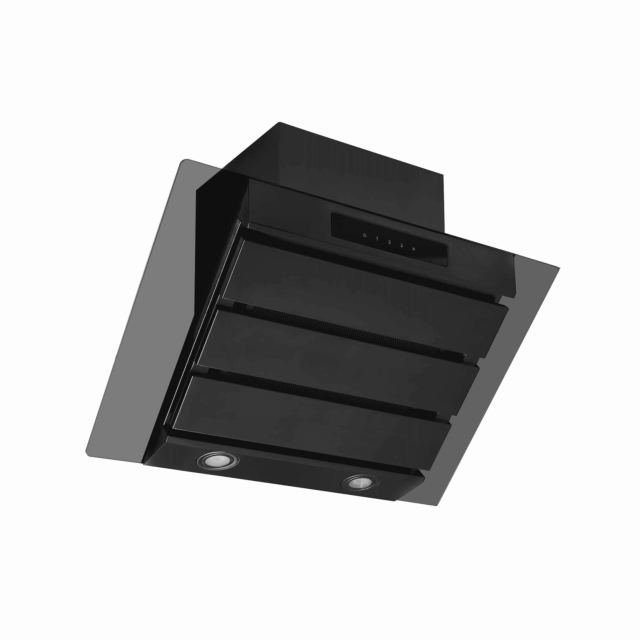 Caple SP912BK Spirit, black and black glass, touch controls, 612m3/h, W 900mm, A energy,filter CAP61