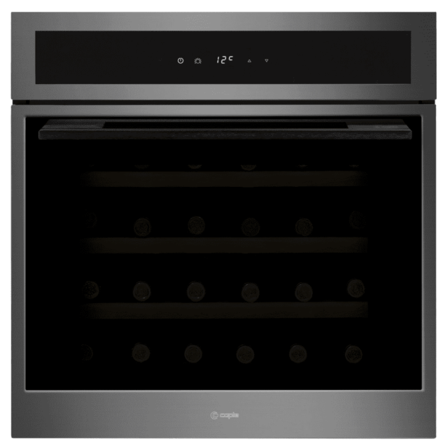 Caple WC6100SS Sense, 1 zone, H 600mm, G energy, stainless steel door, square handle, soft open/clos