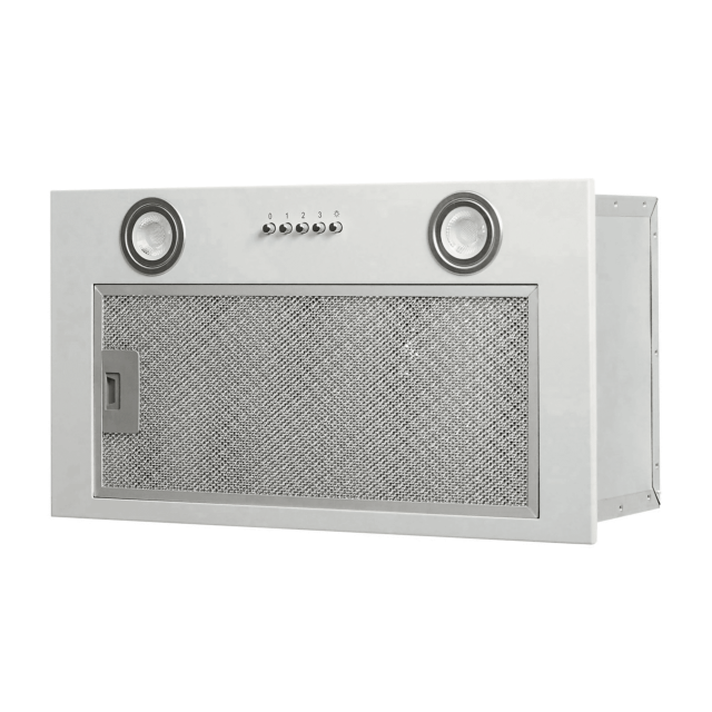 CDA CCA52SI Canopy extractor, Ducted/re-circulating, 3 speeds, silver