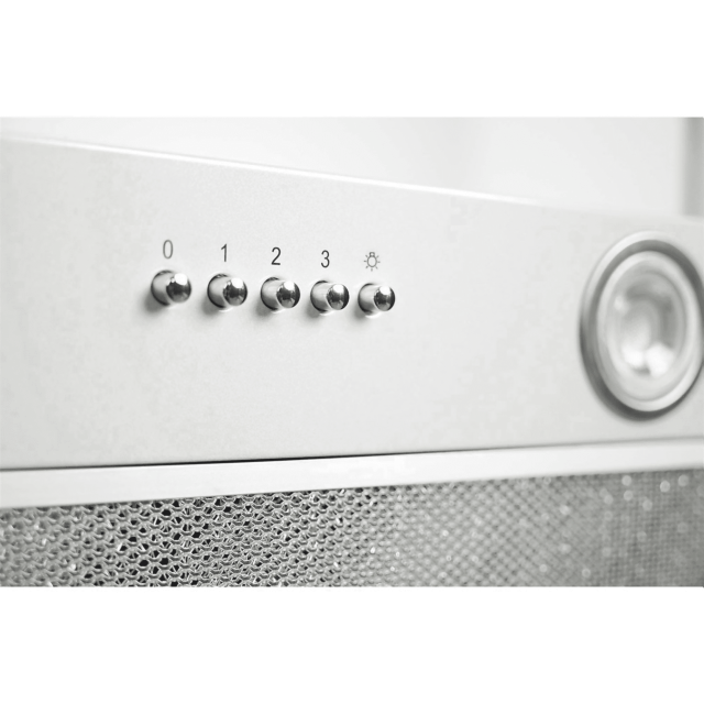 CDA CCA52SI Canopy extractor, Ducted/re-circulating, 3 speeds, silver