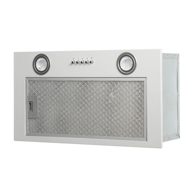 CDA CCA52WH Canopy extractor, Ducted/re-circulating, 3 speeds, white