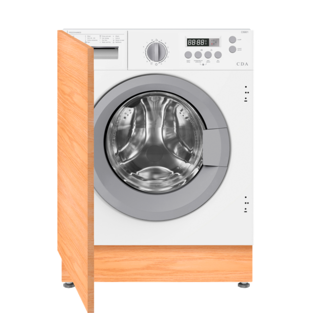 CDA CI981 Int washer dryer, 1400 spin speed, 8 + 6 kg wash load