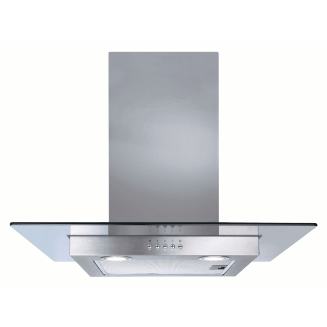CDA ECN62SS Flat glass extractor, Ducted/re-circulating, 3 speeds, SS