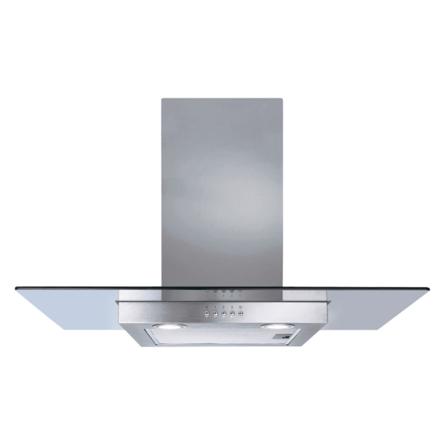 CDA ECN92SS Stainless Steel Ducted/Re-Circulating Flat Glass Extractor With 3 Speeds