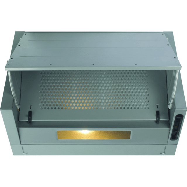 CDA EIN60SI Silver Ducted/Re-Circulating Integrated Extractor With 3 Speeds