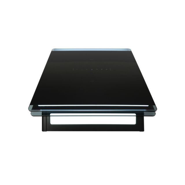 CDA EXG60BL 60cm gesture control angled black glass extractor, TC , LED lights (CHA37)