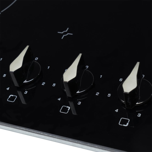 CDA HC6312FR 4 Zone Ceramic Hob with Frameless Glass