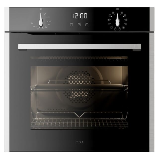 CDA SL300SS 77 ltr 12 FN, rotary control fan oven, TC timer ,SCD, TS x1, SS trim