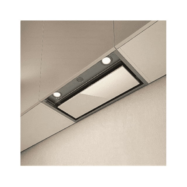 Elica BOXIN-HE-60 60Cm Stainless Steel And White Glass Boxin Built In Hood With Led Lighting And 3 S