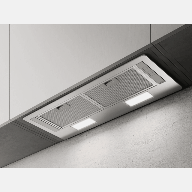 Elica ERA-LUX-SS-60 54Cm Stainless Steel Era Built-In Deluxe Canopy Cooker Hood
