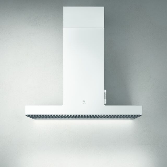 Elica HAIKU-90-WH 90Cm White Wall Mounted Cooker Hood 