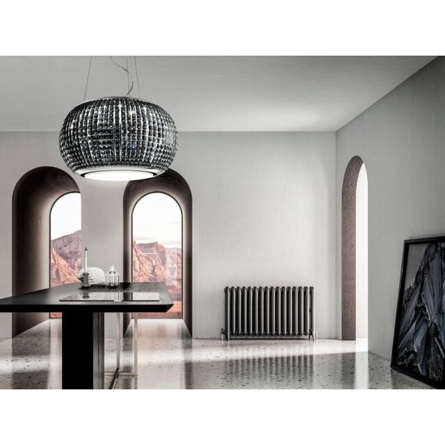 Elica INTERSTELLAR-B Black Crystal Interstellar Ceiling Mounted Hood With 3 Speeds + Booster Power L