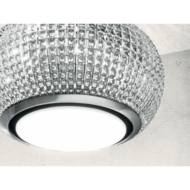 Elica INTERSTELLAR-C Clear Crystal Interstellar Ceiling Mounted Hood With 3 Speeds + Booster Power L