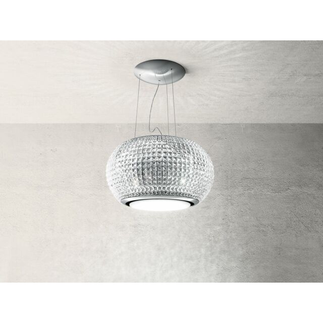 Elica INTERSTELLAR-C Clear Crystal Interstellar Ceiling Mounted Hood With 3 Speeds + Booster Power L