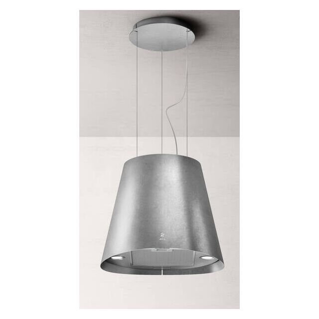 Elica JUNO-URB-IRON 50Cm Cast Iron Effect Suspended Ceiling Cooker Hood With Led Lighting And 3 Spee