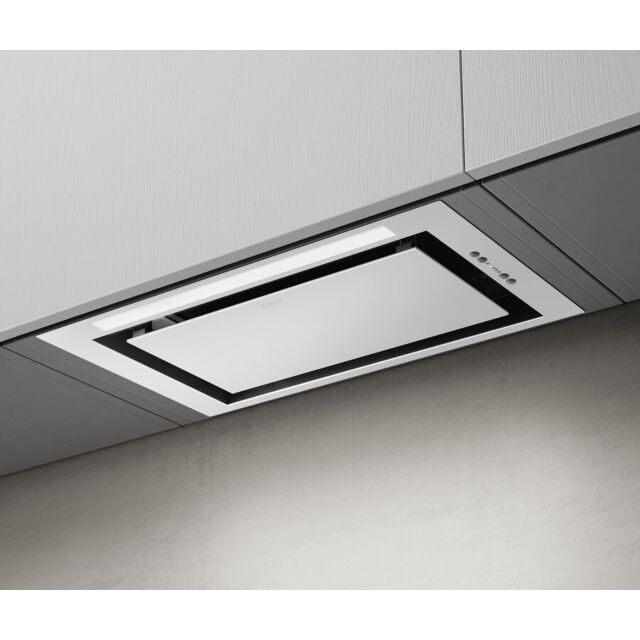 Elica LANE-60-WH 52Cm White Lane Canopy Hood With 3 Speed Controls + 1 Booster Power Level And Led L
