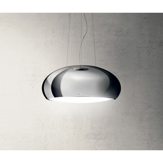 Elica PEARL-SS 80Cm Polished Stainless Steel Pearl Suspended Ceiling Cooker Hood With Led Lighting