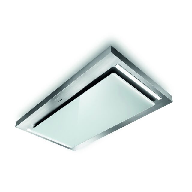 Faber 110.0479.462 Skypad 2.0 X/WH F120 (Stainless Steel/ White Glass, 120cm)