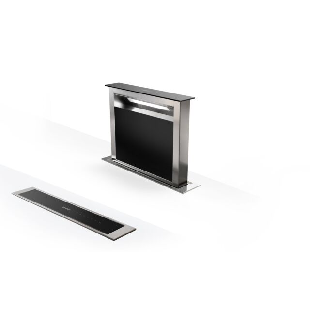 Faber 340.0582.936 Fabula Plus EVO BK A60 (Black Glass / Stainless Steel, 60cm)