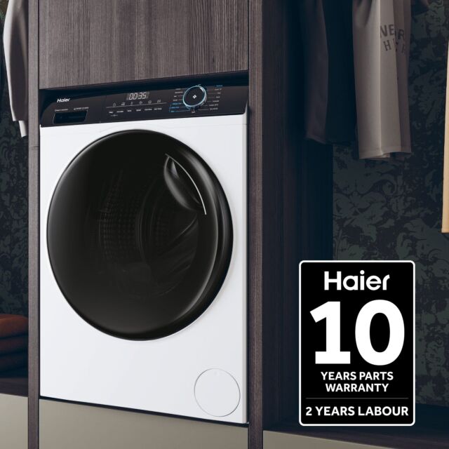 Haier HW100-B14939S8 10kg 1400 Spin Washing Machine - Graphite