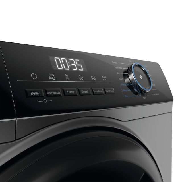 Haier HW100-B14939S8 10kg 1400 Spin Washing Machine - Graphite