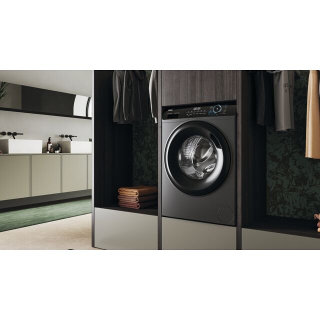 Haier HW100-B14939S8 10kg 1400 Spin Washing Machine - Graphite