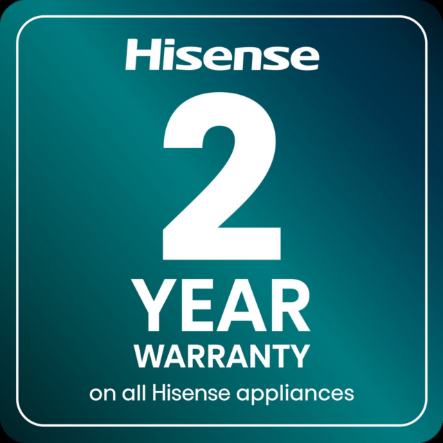 Hisense HDE3211BBUK Double Oven Cooker 60cm Ceramic Hob