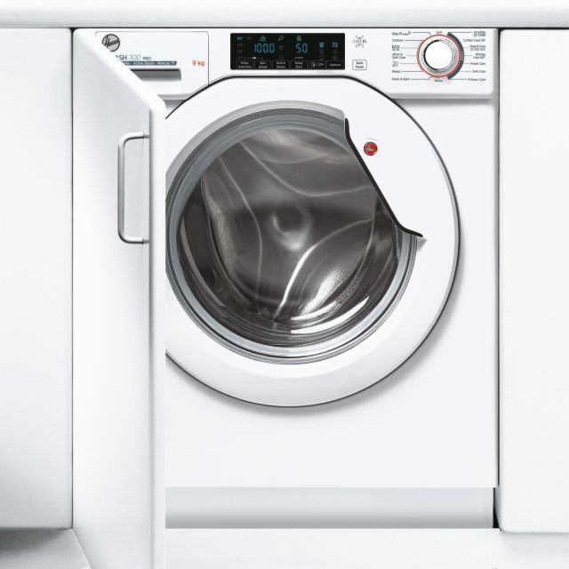 Hoover HBWOS 69TMET HBWOS69TMET-80 9kg 1600 Spin Washing Machine - White