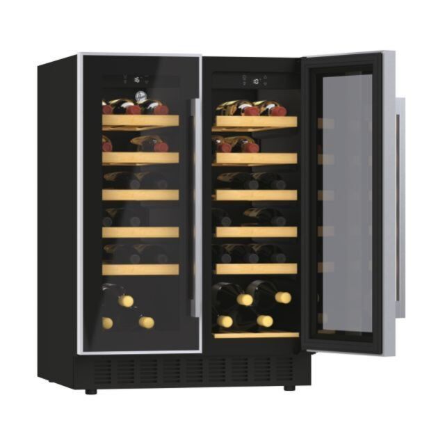 Hoover HWCB 60D UK/N  HWCB60DUK/N 59.5cm Built In Wine Cooler - Black