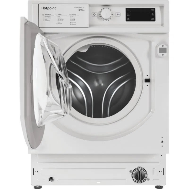 Hotpoint BIWDHG861484 59.50cm Built-In 8kg/6kg Washer Dryer