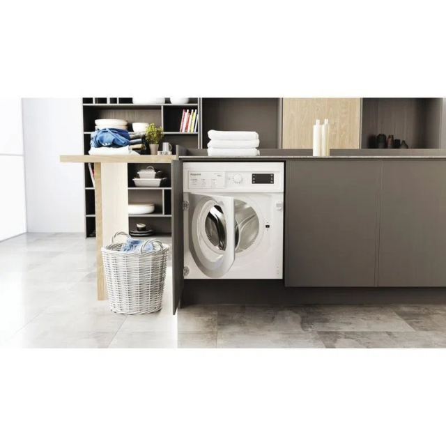 Hotpoint BIWDHG861484 59.50cm Built-In 8kg/6kg Washer Dryer