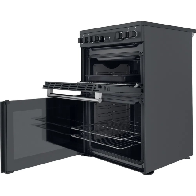 Hotpoint CD67V9H2CA Doublee Elect Cooker