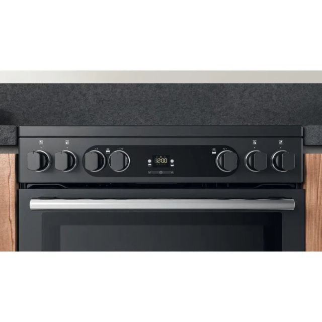 Hotpoint CD67V9H2CA Doublee Elect Cooker