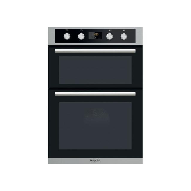 Hotpoint DD2844CIX 59.5cm Built In Electric Double Oven - Silver
