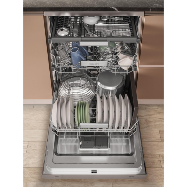 Hotpoint H7F HS51 X UK H7FHS51XUK Dishwasher - Silver - 15 Place Settings